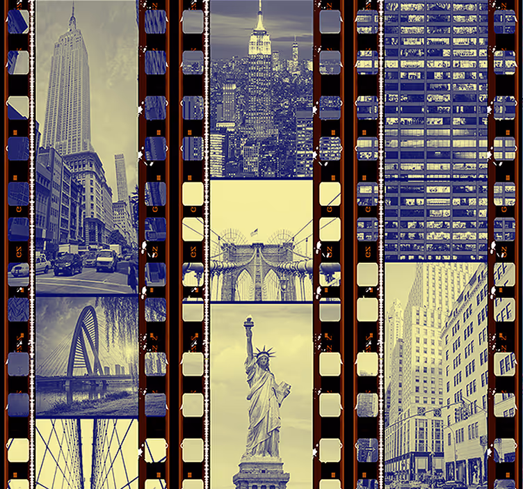 Carta da parati Bologna urban Filmstrip Panorama - TenStickers