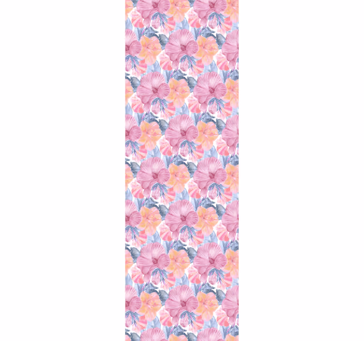 Carta per parati con fiori colorati - TenStickers