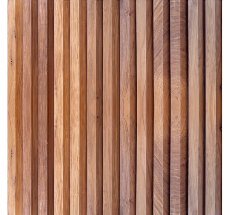 Carta da parati camera assi di legno verticali - TenStickers