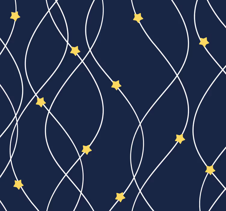 Carta da parati stelle decoro geometrico stellato - TenStickers