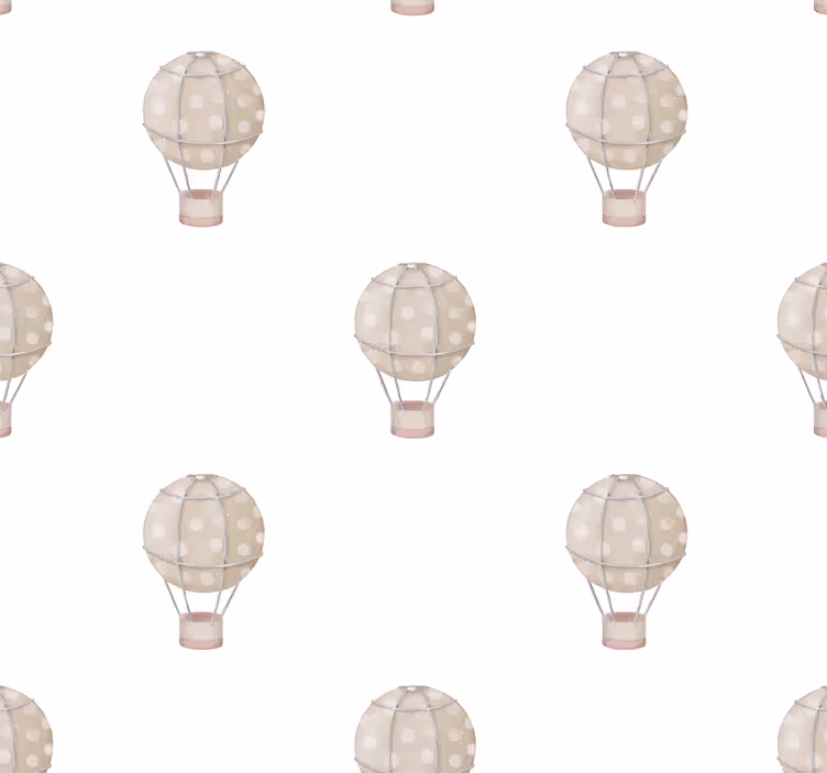 Carta da parati neonato palloncini grigi - TenStickers