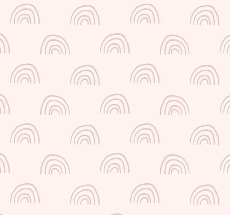 Carta da parati neonato arcobaleno minimalista - TenStickers