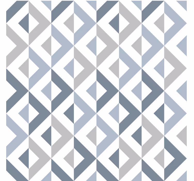 Carta da parati geometrica effetto tessile - TenStickers