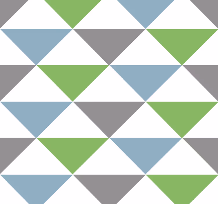 Carta da parati ufficio triangoli pastello colorati - TenStickers
