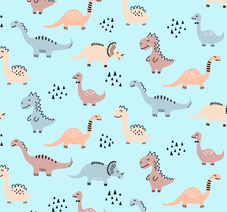 Carta da parati Dinosauri parco giochi per i dinosauri - TenStickers