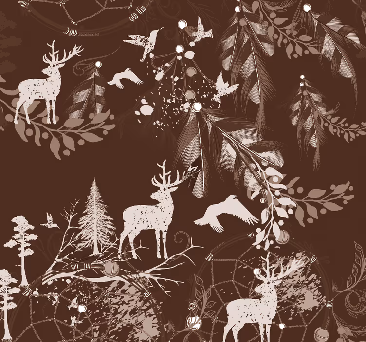 Carta da parati animali creature del bosco - TenStickers