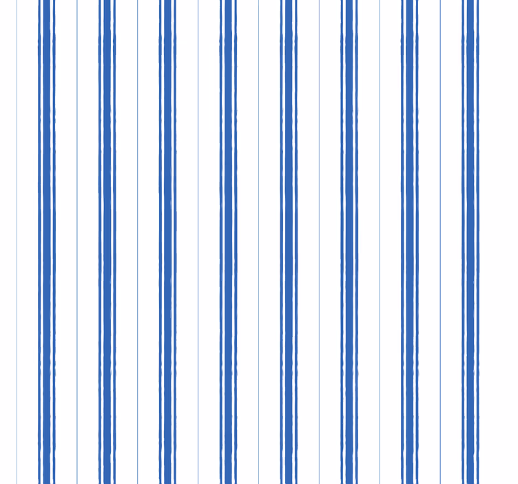 Carta da parati a righe verticali sfumature blu - TenStickers