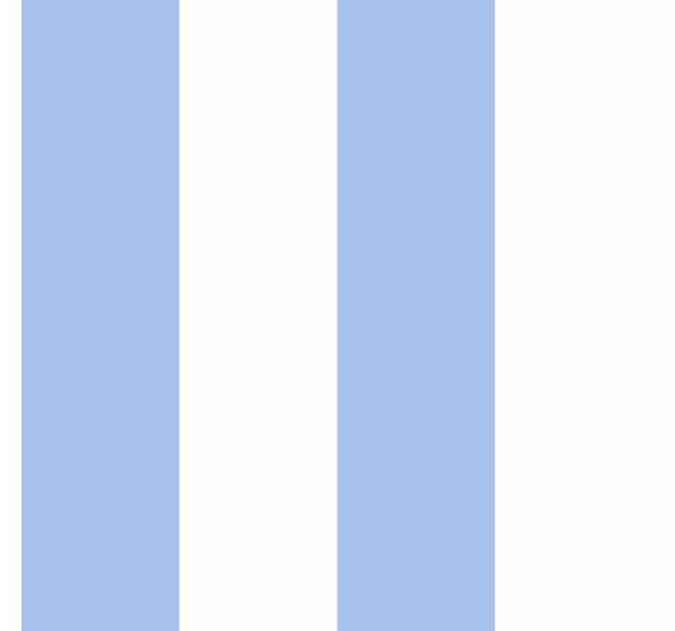 Carta da parati a righe verticali sfumature blu e bianche - TenStickers