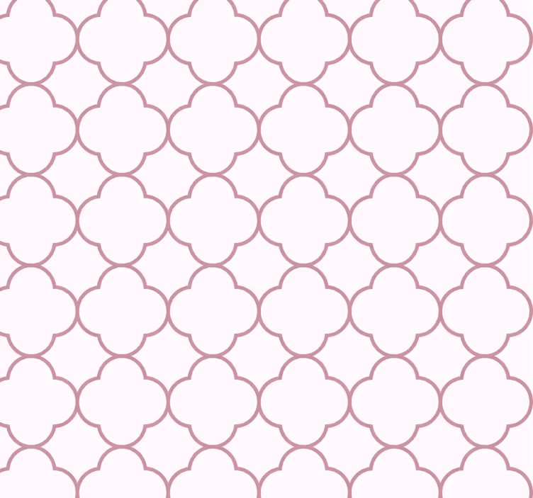 Carta da parati rosa disegni geometrici - TenStickers