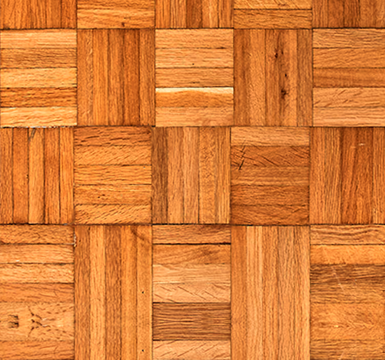 Carta da parati effetto legno modello di parquet - TenStickers