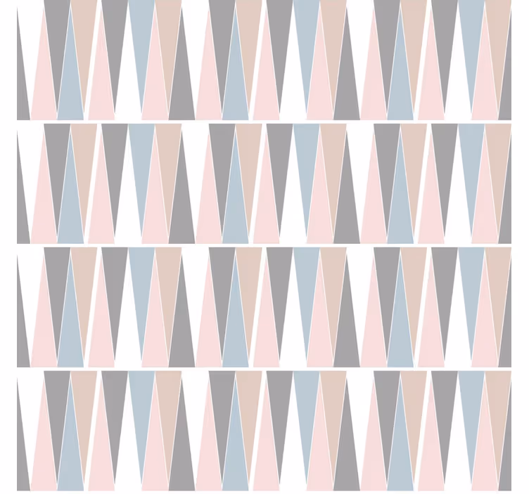 Carta da parati moderna triangoli scandinavi - TenStickers