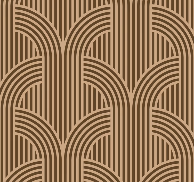 Carta da parati geometrica arco art deco - TenStickers