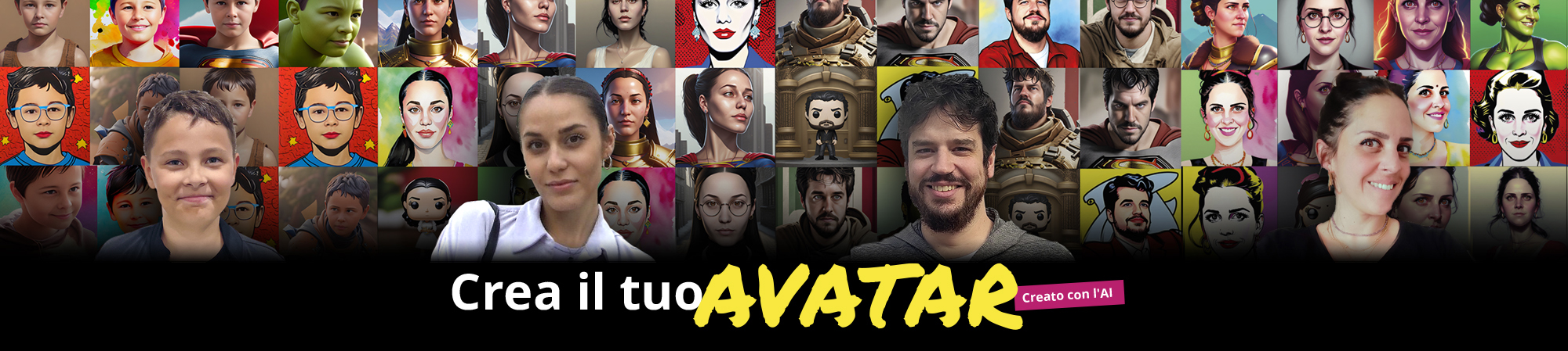 Crea il tuo avatar