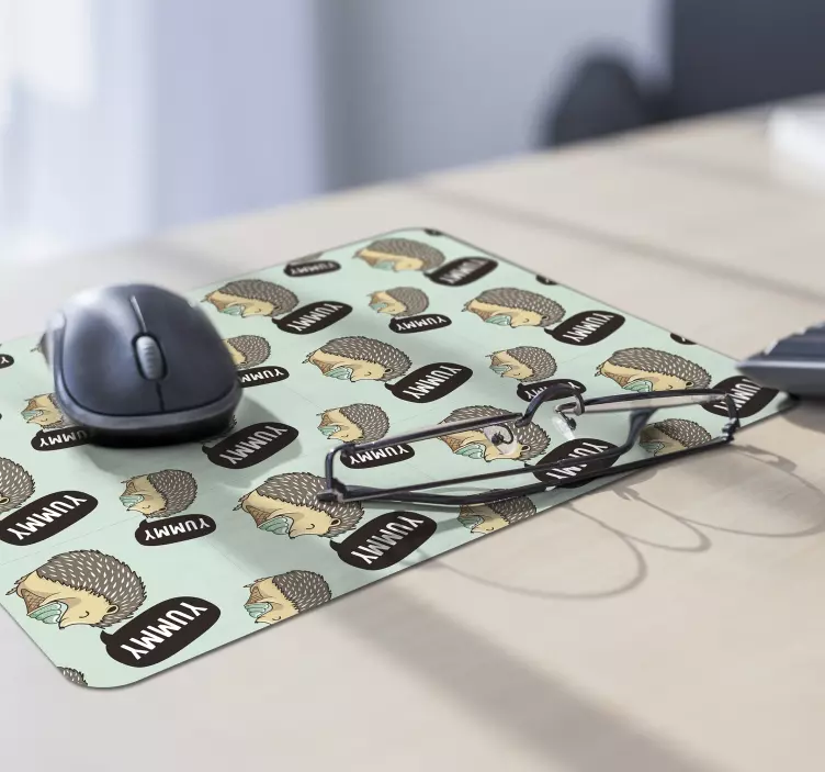 Tappetino mouse originale personaggi ricci carini - TenStickers