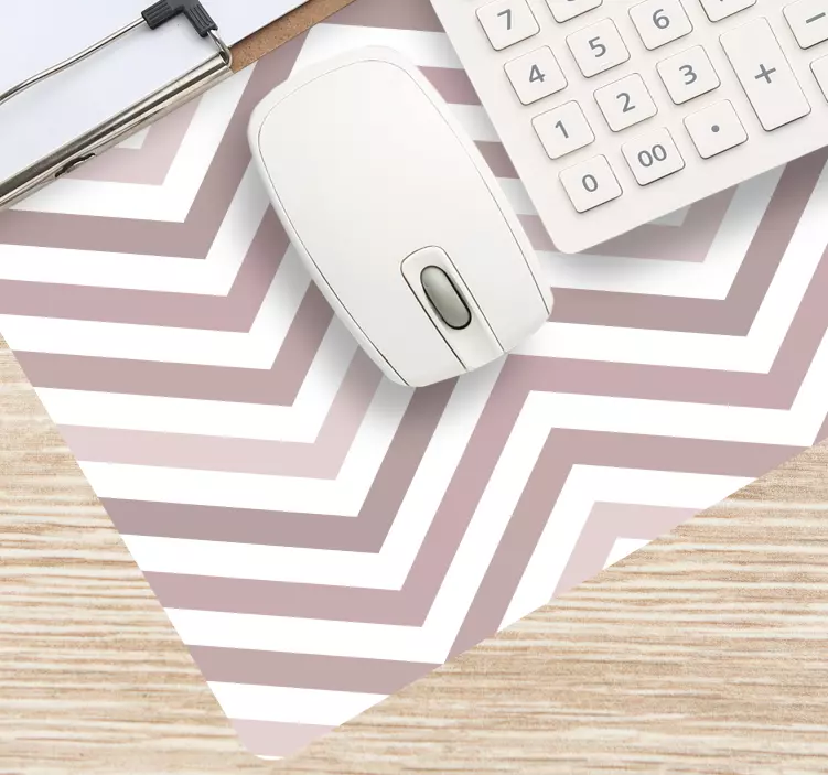 Tappetino mouse con motivi e texture a righe chevron - TenStickers