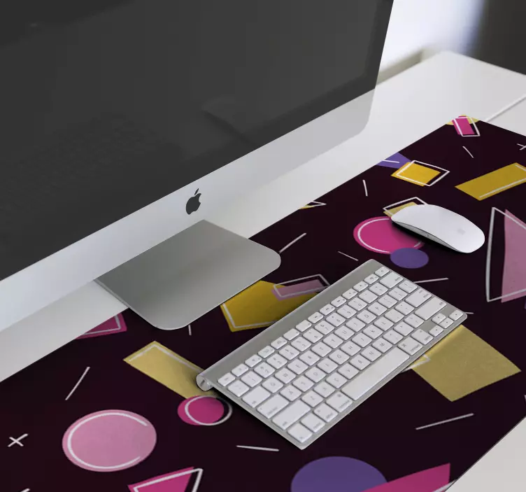 Tappetino mouse con motivi e texture forme geometriche - TenStickers