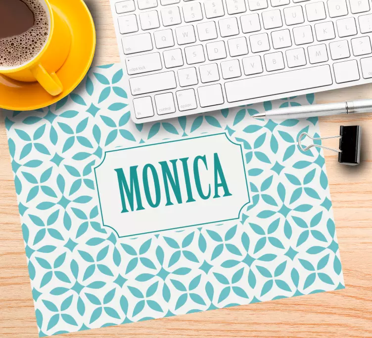 Tappetino mouse con nome elegante e personalizzato - TenStickers