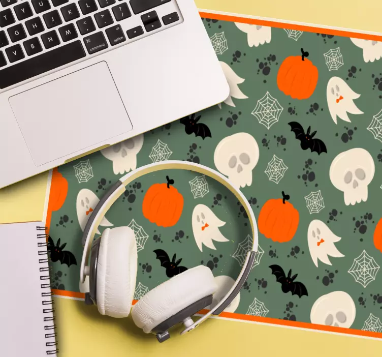 Tappetino mouse di natale motivi halloween spaventosi - TenStickers