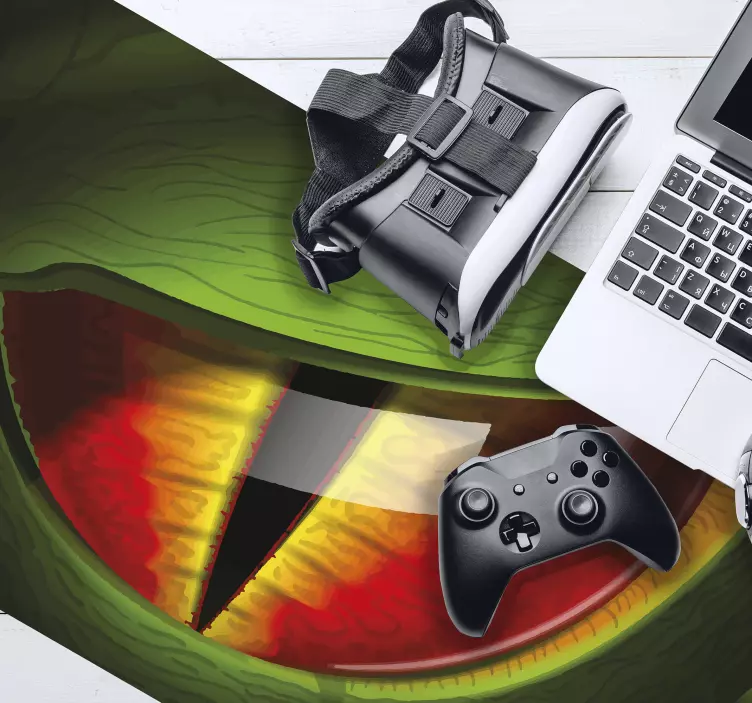 Tappetino mouse gaming arte degli occhi vibranti - TenStickers