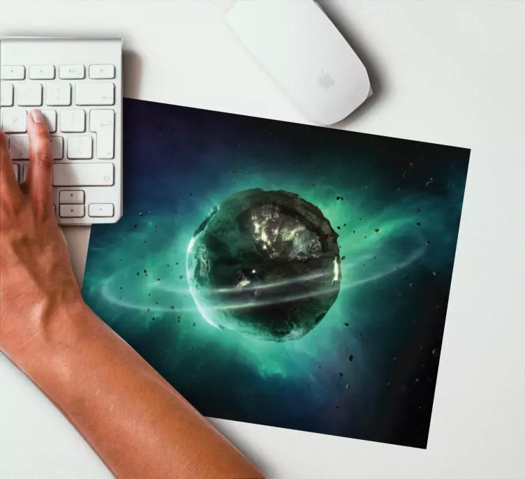 Tappetino mouse gaming aura di pianeta mistico - TenStickers