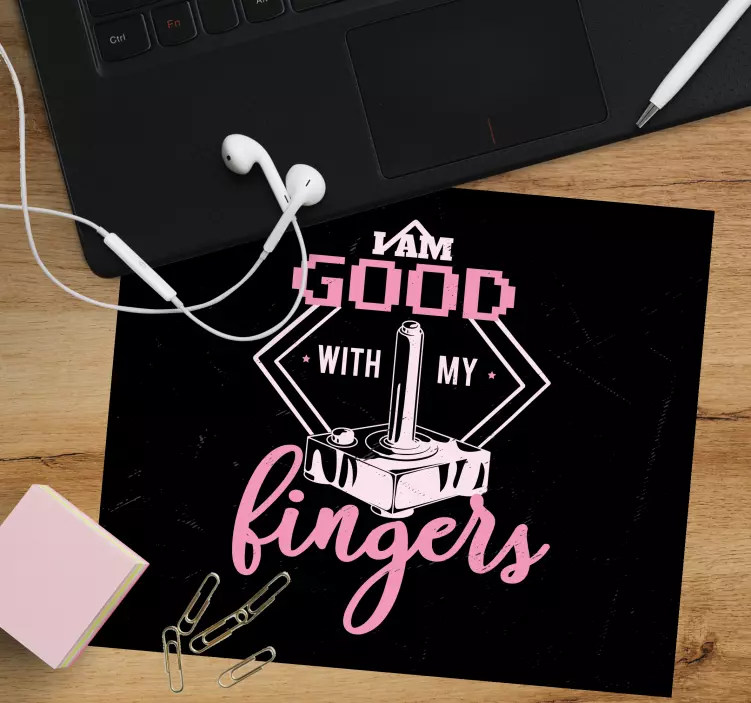 Tappetino mouse gaming dichiarazione di gamepad originale - TenStickers