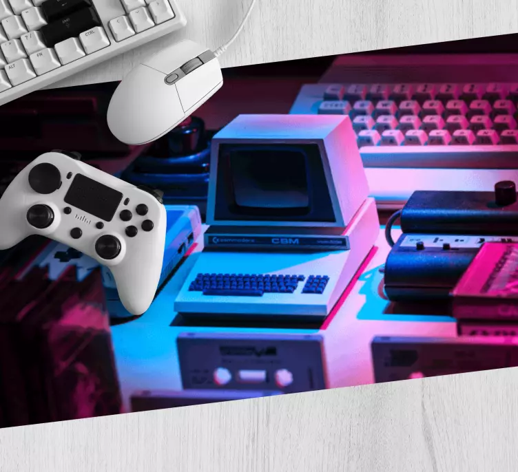 Tappetino mouse gaming dispositivi retro gaming - TenStickers