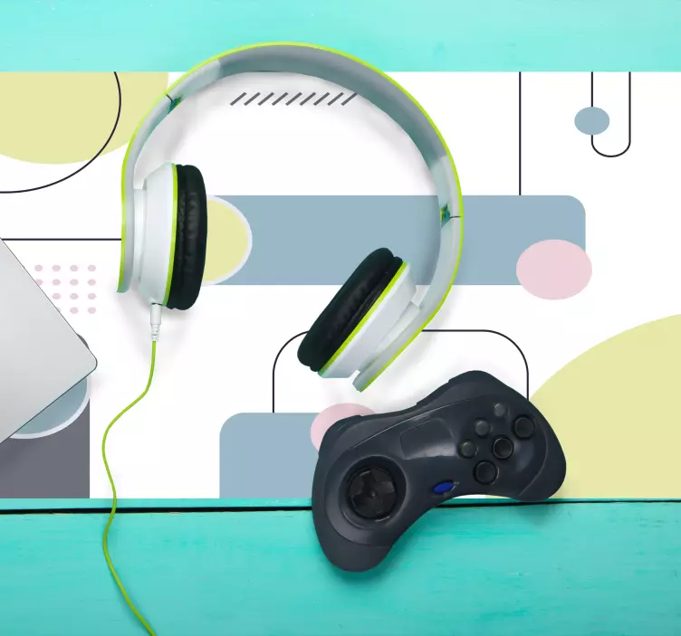 Tappetino mouse gaming forme geometriche moderne - TenStickers