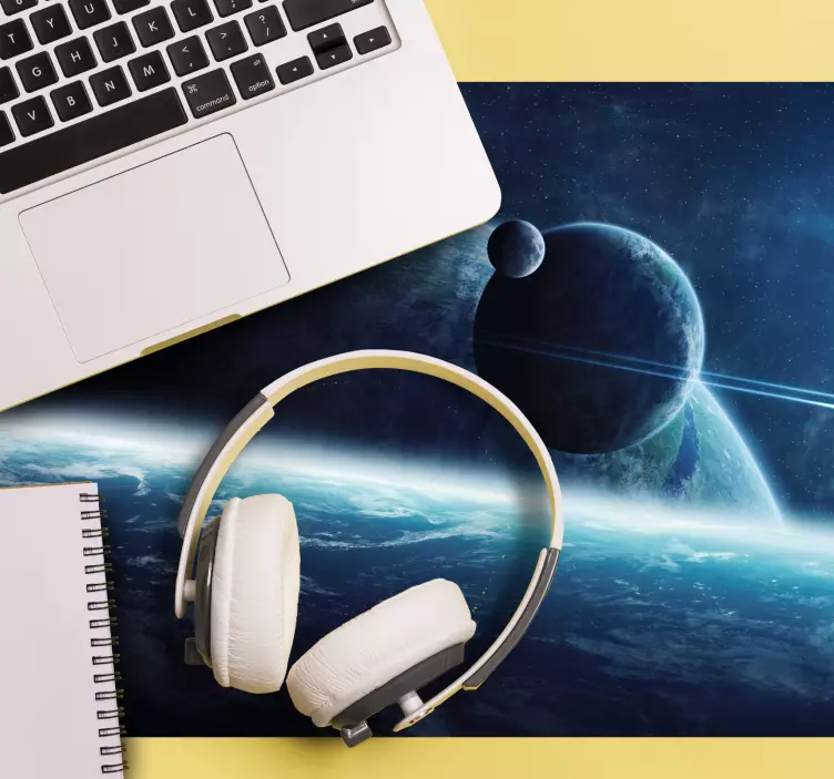 Tappetino mouse gaming paesaggio orbitale celeste - TenStickers