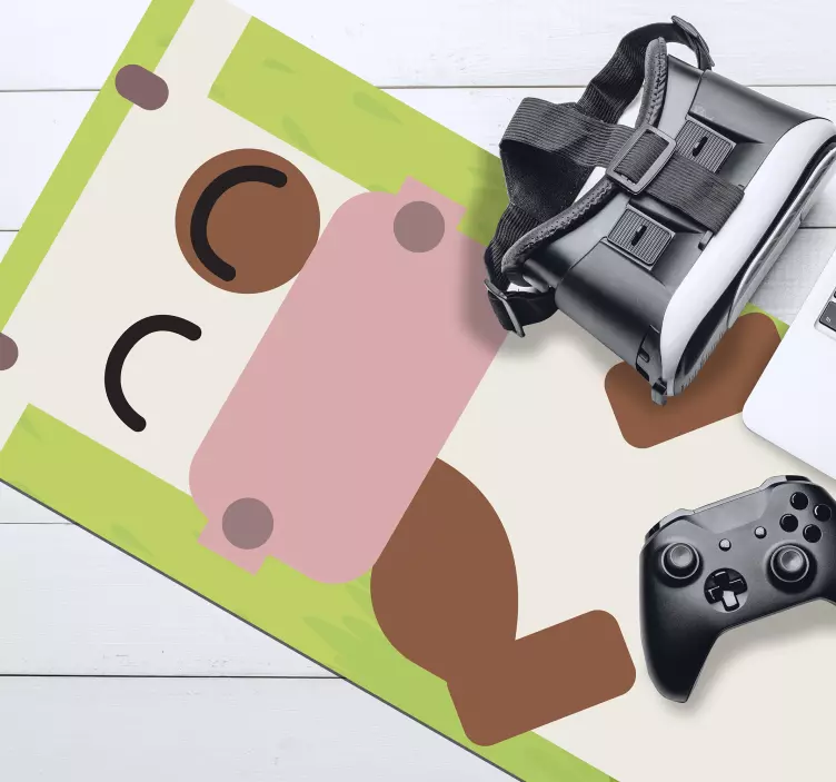 Tappetino mouse gaming personaggio animale carino - TenStickers