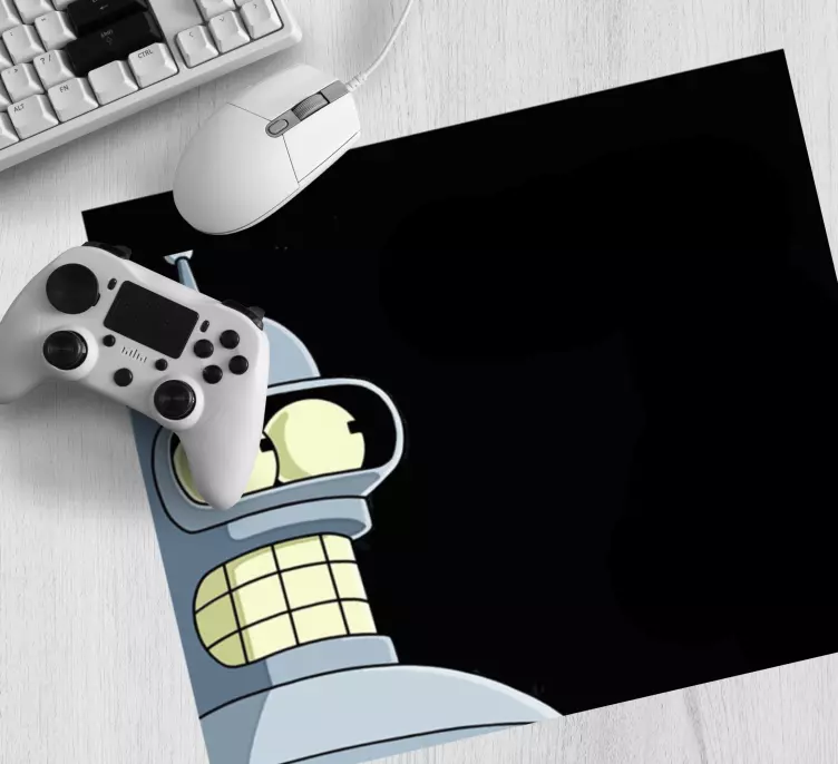 Tappetino mouse gaming ritratto di un robot - TenStickers