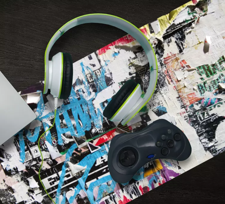 Tappetino mouse gaming stile urbano street - TenStickers