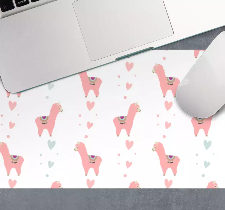 Tappetino mouse originale cuori di lama carini - TenStickers