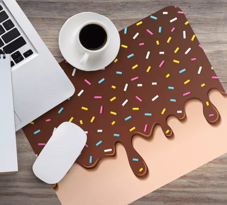 Tappetino mouse originale dolcetti al cioccolato - TenStickers