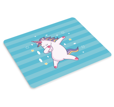 Tappetino mouse anime unicorno danzante - TenStickers