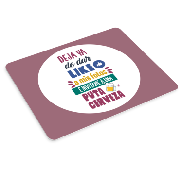 Tappetino mouse con frase invito sociale divertente - TenStickers