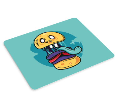 Tappetino mouse anime figura teschio animato - TenStickers