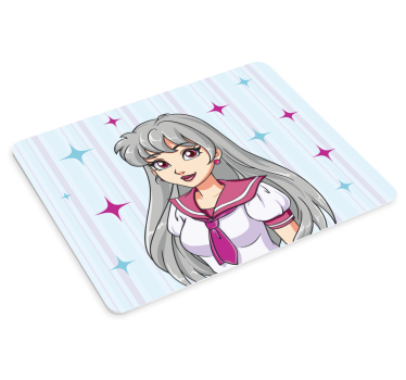 Tappetino mouse anime opere d'arte di personaggi anime - TenStickers