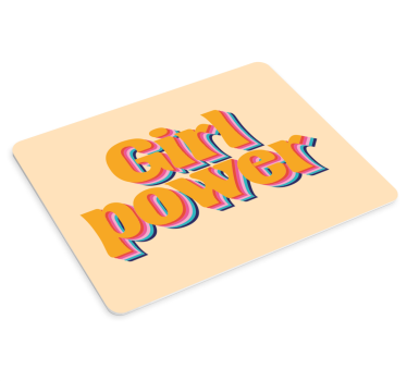 Tappetino mouse con frase messaggio motivante - TenStickers