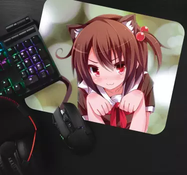 Tappetino mouse anime design personaggi carini - TenStickers