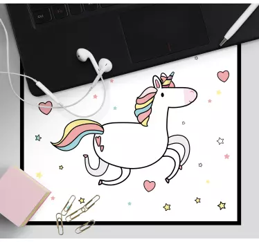 Tappetino mouse anime gioco di unicorno fantastico - TenStickers