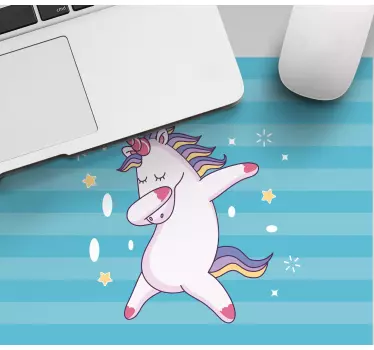 Tappetino mouse anime unicorno danzante - TenStickers