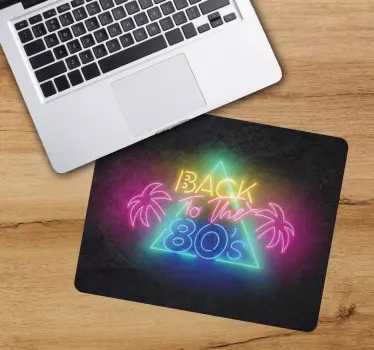 Tappetino mouse con frase estetica neon retro - TenStickers