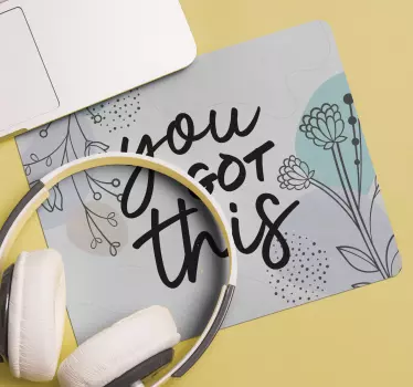 Tappetino mouse con frase L'hai capito - TenStickers