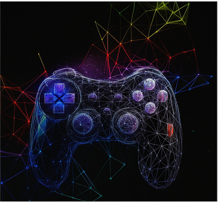 Tenda a rullo gamer console di gioco dna - TenStickers