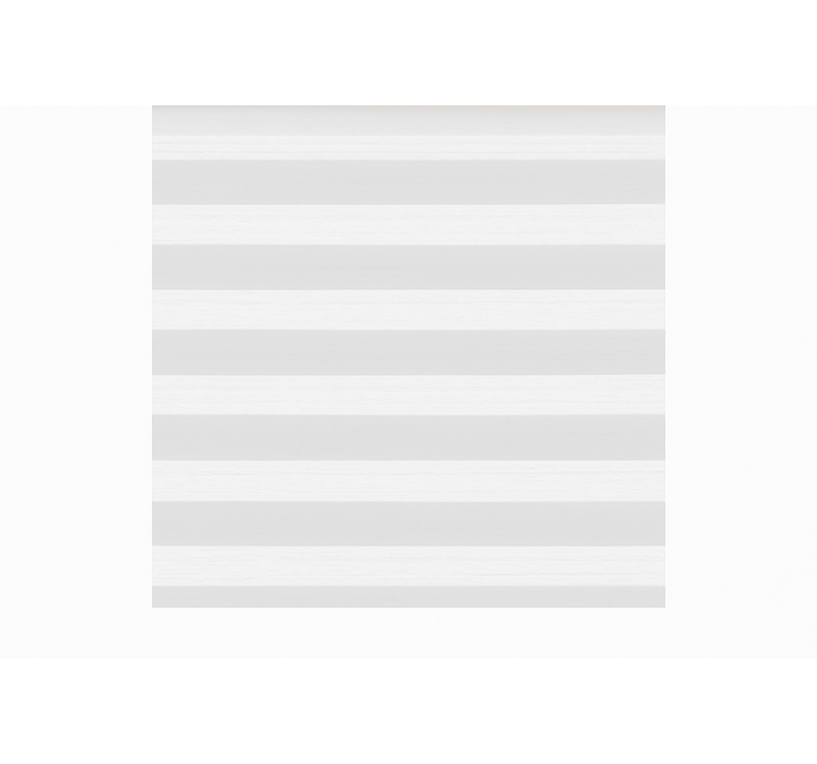 Tenda a rullo sala da pranzo strisce bianche trasparenti - TenStickers