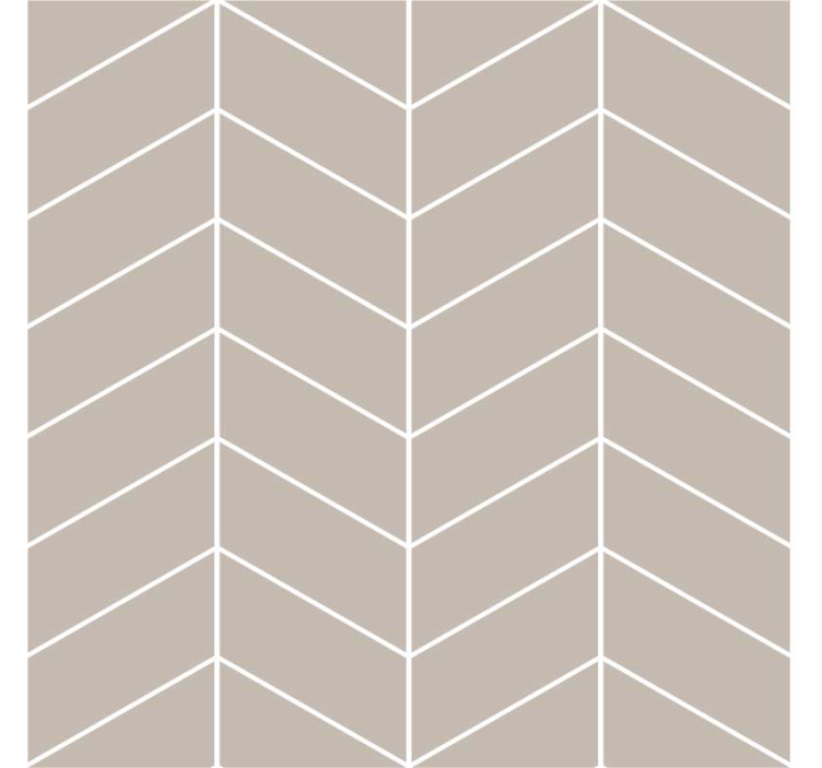 Tenda a rullo cucina stile scandinavo beige e bianco - TenStickers