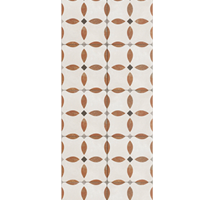 Tenda a rullo cucina motivo geometrico beige textured - TenStickers