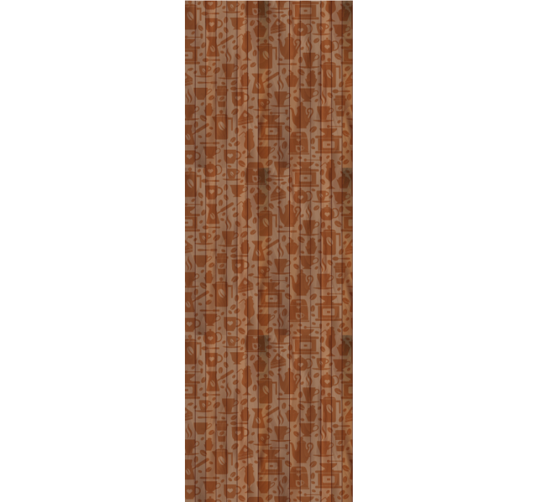 Tenda a rullo cucina motivi caffetteria - TenStickers