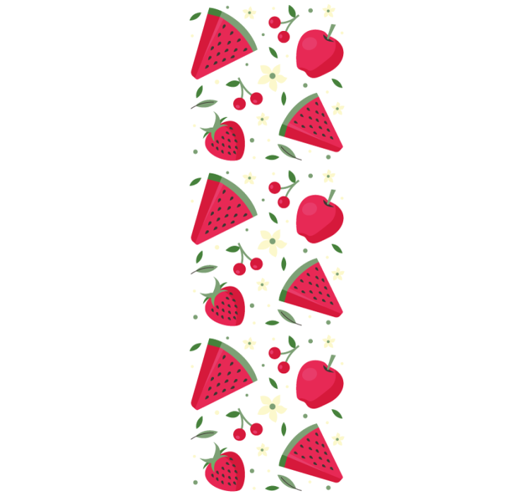 Tenda a rullo cucina motivo frutta assortita - TenStickers