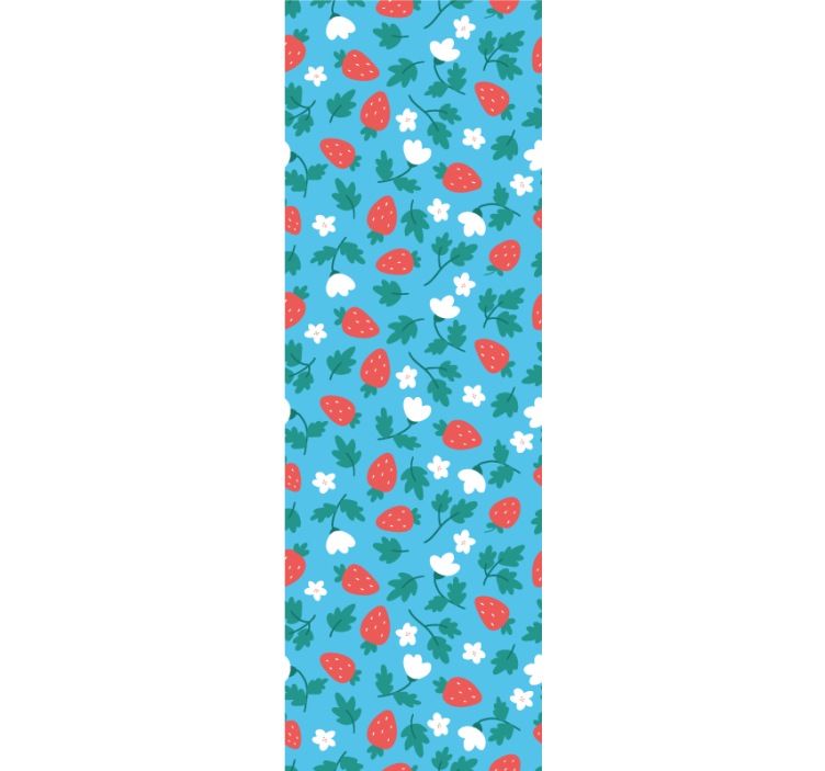 Tenda a rullo cucina motivo frutta e fiori colorati - TenStickers